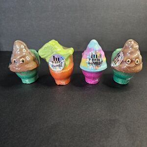 Toilet Poop Bath Bombs, Funny Personal Self Care Spa Items, Set of 4